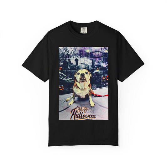 Halloween Dog Graphic T-Shirt
